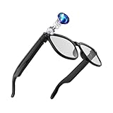AHENOD 32GB AI Smart Glasses 4K HD Camera, 290mAh Battery, 8MP Anti-Shake Camera Glasses, Support Video Recording, Real-time Translation/GPT Lens Recognition, Photochromic Lens