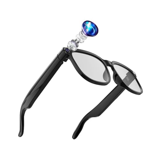 AHENOD Occhiali intelligenti da 32 GB con intelligenza artificiale, dotati di fotocamera 4K con stabilizzazione dell'immagine, registrazione video e traduzione in tempo reale, lenti fotocromatiche