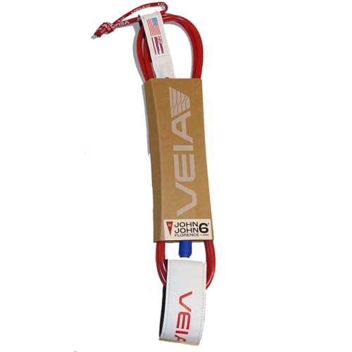 VEIA ヴェイア ベイア リーシュコード JJF PRO 6ft USA LTD 7.5mm ジョンジョンフローレンス プロ リッシュコード 6フィート パワーコード サーフィン (USA/WHITE)（Amazon）