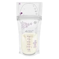 Philips Avent Breast Milk Storage Bags, 180ml, 25-Pack, SCF603/25