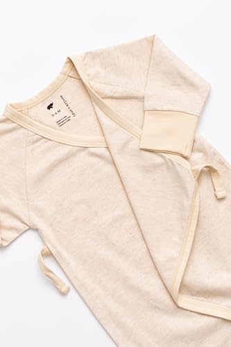 MONICA + ANDY Baby Organic Kimono Tie One-Piece4