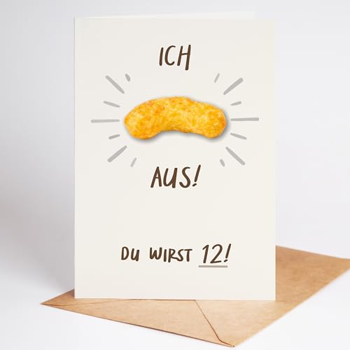 Lovely Cards -Ich Flip aus! Du wirst 12! - lustige Geburtstagskarte zum 12. Geburtstag für Sohn Tochter - Junge - Mädchen - lustige Geburtstagsgeschenke - A6 (Klappkarte) - mit Umschlag Lovely Cards -Ich Flip aus! Du wirst 12! - lustige Geburtstagskarte zum 12. Geburtstag für Sohn Tochter - Junge - Mädchen - lustige Geburtstagsgeschenke - A6 (Klappkarte) - mit Umschlag
