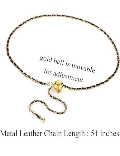 Purse Chain Strap for Handbags Crossbody Straps for Bag Replacement Leather Chain Belt 6