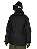 namelessage(ネームレスエイジ) スノボウェア スキーウェア ジャケット ストレッチ 生地 メンズ レディース 全6色 6サイズ 耐水圧15,000mm age-775ST ブラック Sサイズ スノーウェア スノボウェア スキーウェア ウエア 男性用 女性用 21-22 滑雪服
