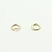 10 Grams (Approx. 300 Pieces) - 23 Gauge 16K Gold Plated Dainty O Shaped Jump Rings Twist and Lock Jump Rings Open Jump Rings - 10GJOD (Gold)