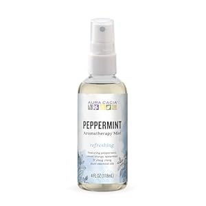 Aura Cacia Room and Body Mist, Refreshing Peppermint, 4 Fluid Ounce