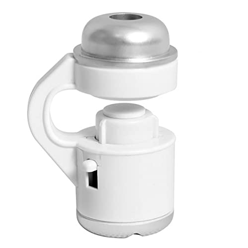 顕微鏡キット 電話顕微鏡レンズ 導いたライト30x外部電話アクセサリー 顕微鏡レンズアダプター(White)