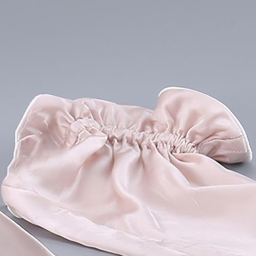 Calcetines de dormir con volantes mujer, calcetines de seda transpirables tobillo 4