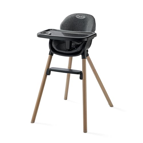 Graco Ready2Dine DLX 4-in-1 Highchair, Portable High Chair with 4 Growing Stages, Foldable Baby High...