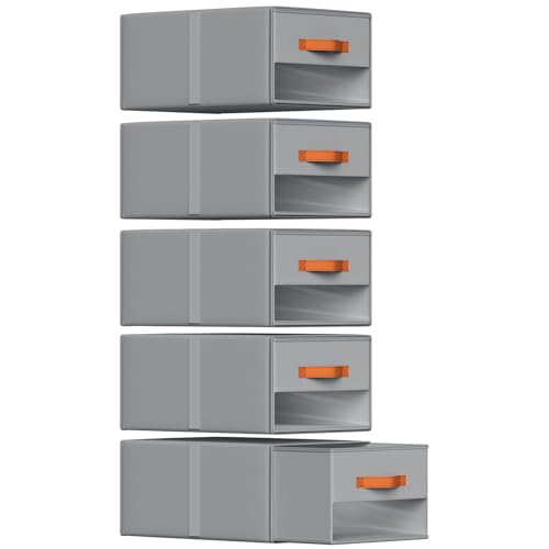 La mejor selección de Closet armable - los preferidos. 46 Easortm Organizador de clóset y almacenamiento – Organizador semanal de ropa de 5 niveles para niños apilables cajones de almacenamiento para clóset, estantes plegables con...