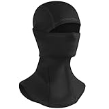 Black Ski Mask for Men Women Balaclava Face Mask Men Balaclava Ski Masks Beanie Full Face Mask Neck Gaiter Face Mask Winter Ski Gear Hat Fleece Balaclava Hood Neck Warmer Gator Face Cover Covering