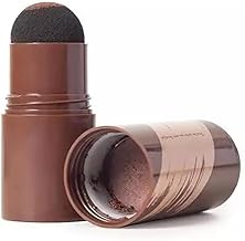 Hairline Powder Stick | Hair Shadow Powder Root Touch Up Powder | Waterproof Hair Shading Sponge Pen Hair Filler Powder For Cover Gray Hair Root | Hair Touch-Up | Thin Hair (BLACK, Medium)