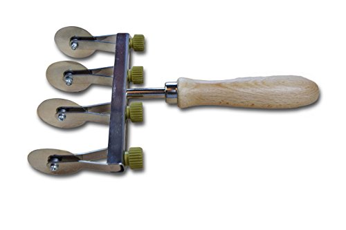 Tagliapasta.com Corta pastas Regulable 4 Hojas INOX Lisas