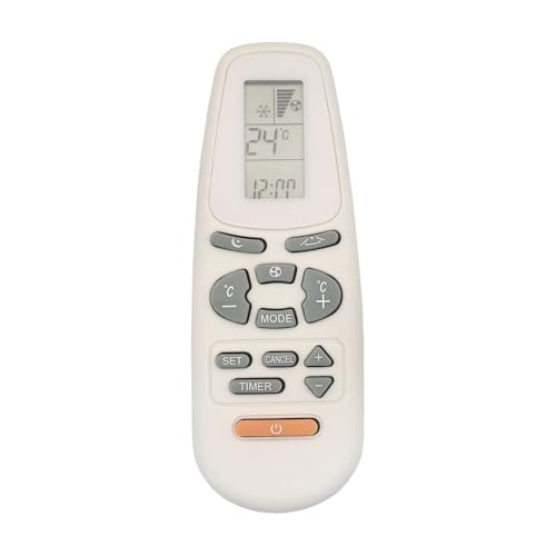 IOOIQQ Mando a Distancia de Aire Acondicionado Compatible con BREEZON AUX York YK(R) -C/01E AUX-E2.AUX-E1.KT-AX1.YKR-C/01E.RC-5.975-511-00 031T33001-001.YK(R)-C/01E ASW-H12A4/EJ-2 ASW-2 H18A4 /EJ