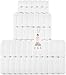 Classic Turkish Towels 6 Piece Heavy Duty Fast Drying Bath Sets Made with 100% Turkish Cotton - Includes 2 Fingertip Towels (White)