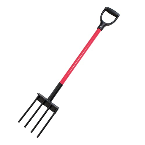 Bully Tools 92370 Spading Fork with Fiberglass D-Grip Handle #1