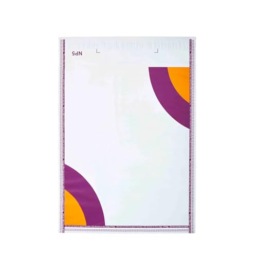 Image of TOIRA Mee-sho Packing cover | 10 x 14 inches | Non Transparent With POD and QR CODE | Barcode Printed Tear-Resistant Waterproof | Security Polybag for E-commerce Delivery Packing | 55 Micron (50)