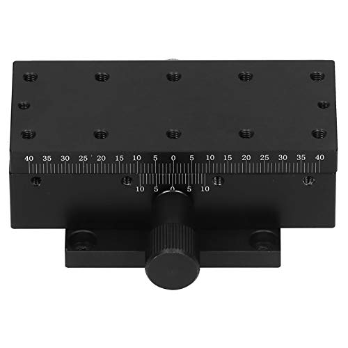 Plate-forme réglable manuelle A90 étape de coupe coulissante axes X aluminium