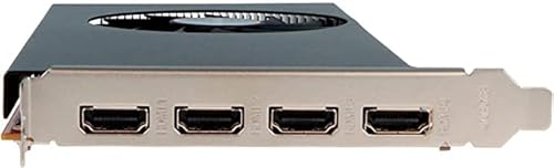 Visiontek Radeon Rx 550 4Gb Gddr5 4K Monitor Graphics Card, 4X Hdmi Outputs, Radeon Freesync 2, Pci Express 3.0, Directx 12, Bus-Powered - 901459 #TOP3