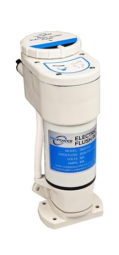 Navpower Umbausatz für Toilette, manuell auf elektrisch, 12 V, kompatibel mit den meisten handelsüblichen WCs, einfache Installation, ideal für Boote und Wohnmobile