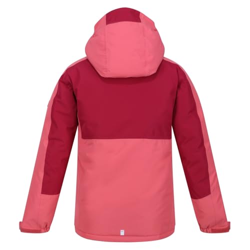 Childrens/Kids Beamz III Waterproof Jacket (15-16 Years) (Mineral Red/Rumba Red)2