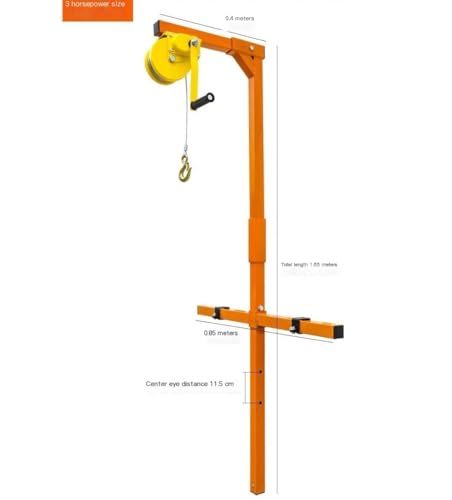 Herramienta de cabrestante manual con soporte para aire miniatura 5