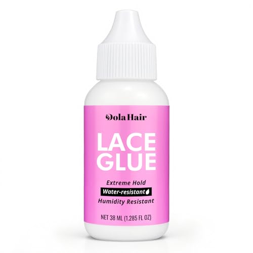 dolahair extreme hold lace glue for wigs waterproof invisible bonding 13 ounce