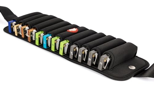 image for Hohner Model MZ91144 Flexbelt, Holds 12 Harmonicas, black