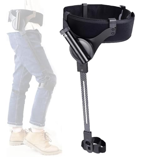 Ayuda portátil para Caminar | Exoesqueleto de asistencia para caminar | Body Power Walking Aids | Rehabilitación de piernas | 3 Niveles de Fuerza Ajustables | para Escalar, Caminar (Right, S)