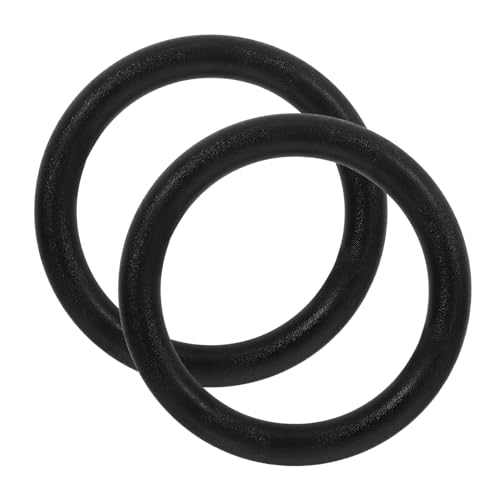 Anillas gimnásticas BESTonZON negras 2 piezas