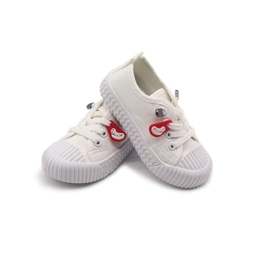 Toddler Shoes 0-12 yrs Little Kids Shoes Canvas Sneakers Unisex for Boys and Girls Toddlers Slip-on Sneakers Comfortable Skin-Friendly Breathabl Causal Running Shoes4