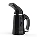 Pure Enrichment PureSteam Portable Fabric Steamer (Black) - Fast-Heating, Ergonomic Handheld Design with Easy-Fill Water Tank for 10 Minutes of Continuous Steam - Ideal for Home or Travel