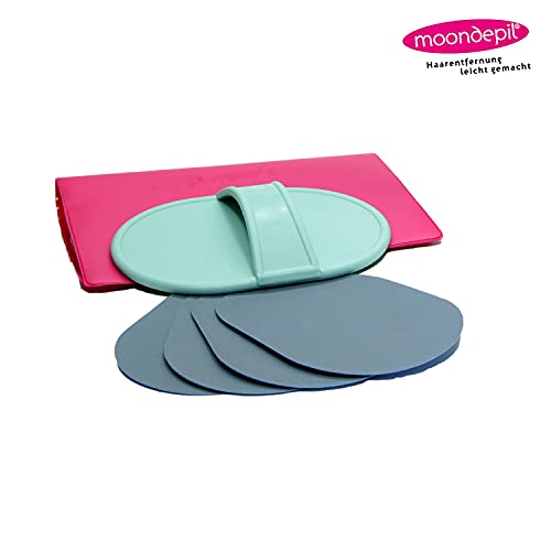 RESPEKT Moondepil Beauty Werkzeug zur Entfernung von kleinen Härchen mit integrierten Peeling Pads, Haarentfernung leicht gemacht inkl. Gesichtshaar-Epilierer für unerwünschte Gesichtshaare - Image 4