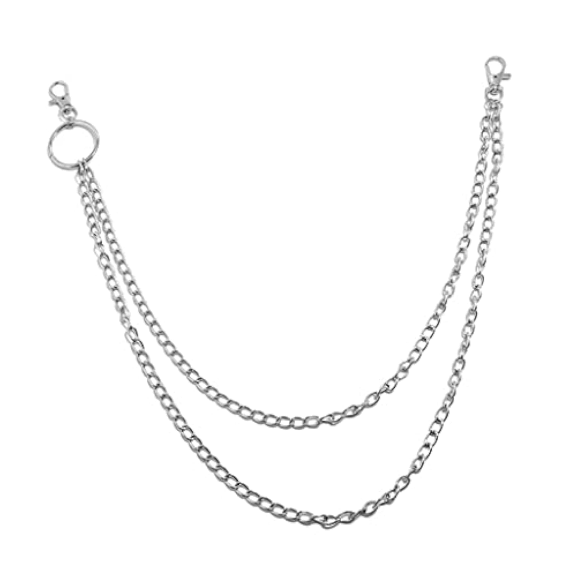 Men's Hip Hop Punk Metal Ring Trouser Chain