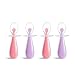 Munchkin 4 Piece Silicone Trainer Spoon, Pink/Purple