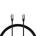 Produktbild VARTA Kabel USB Typ C auf USB Typ C, 2m, Speed Charge & Sync, Ladekabel für Strom- und Datenübertragung, 100 W, schwarz, Nylon