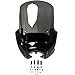 Krator Motorcycle Windshield Fairing, Wind Deflector, Motorcycle Accessories, Smoke Windscreen, Compatible with Harley Davidson Dyna, Super Glide T-Sport FXDXT, FXR & Softail FXBB/S, FLSB, FXLR/S
