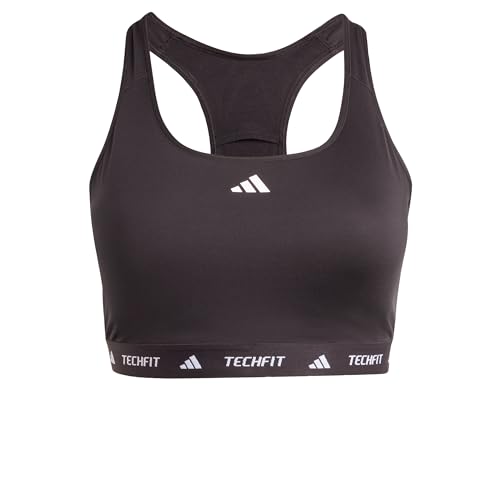 adidas Women's Plus Size Powerreact Techfit Training Bra