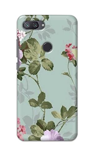 Image of Printed Hard Back Cover Case for Mi 8 Lite | Mi 8 Youth | Mi 8X Back Cover (Floral Painting) -702