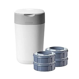 Tommee Tippee Twist & Click Windeleimer + 4 Recharges
