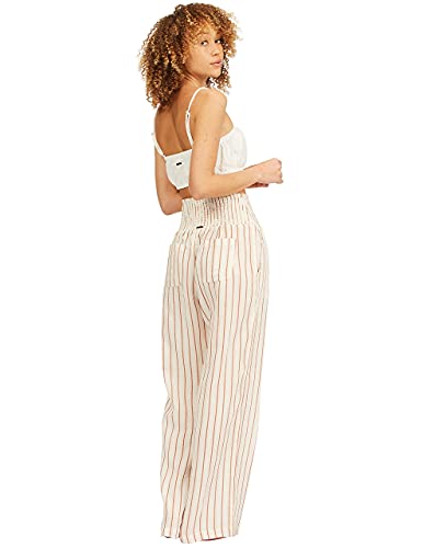 Billabong womens New Waves Stripe Casual Pants, Salt Crystal, Large US2
