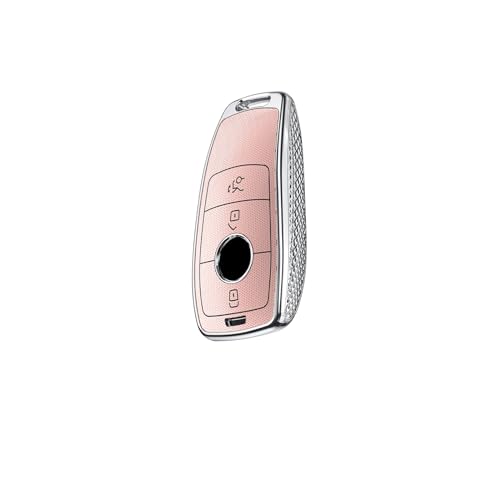 Coque de clé pour Benz rose évitez les rayures sur votre télécommande
