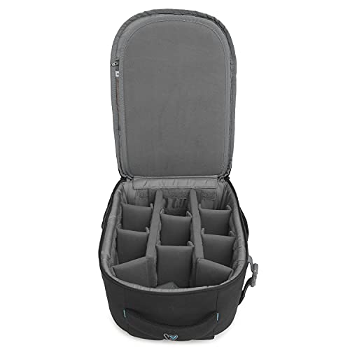 Image of MOBIUS Screenshot SLR /DSLR Backpack Bag for Camera with Rain Cover|100% Waterproof Camera Bag,Monopod Holder|18-135 /55mm /85mm /70-200 lenses Flash Charger Slots