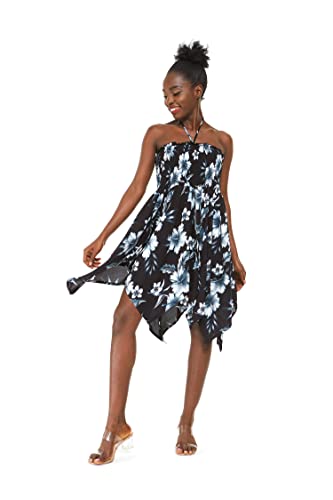 Image of Hawaii Hangover Family Matching Hawaiian Clothes, Midnight Bloom | Family matching Hawaiian outfits, Midnight Bloom, lightweight rayon, machine washable, tropical floral print, luaus, cruises