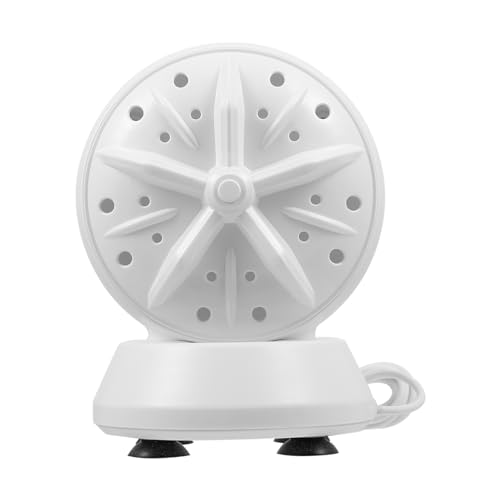 DIYEAH Lavadora Portátil Usb De Doble Turbo Lavado Automático Para Viajes Para Ropa Pequeña y Accesorios De Limpieza Apagado Inteligente Tras Minutos De Uso
