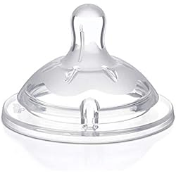 Tetina Chicco Natural Feeling Chicco 00081011100000 Step Up Nueva silicona pezón de 0 Meses + normal flujo de succión 1 pieza