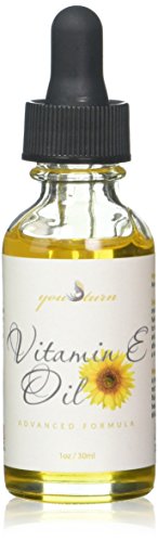 D-Alpha Tocopherol Vitamin E Oil For Skin, Face, & Hair With Avocado Oil & Grapeseed Oil For Non-Greasy Fast Absorption - Advanced 24,000IU - For Dry Skin, Dark Spots, Stretch Marks, Scars 1oz