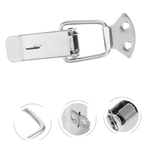 Homoyoyo Spring Loaded Hasp Clasp Toggle Latch Stainless Steel Buckles Heavy Duty Locking Mechanism for Travel Cases - Image 9