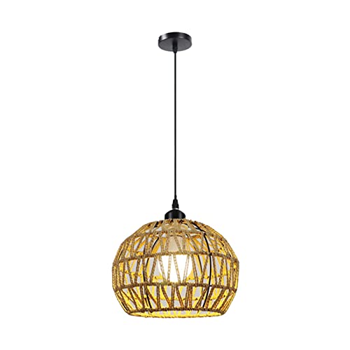 THE STYLE SUTRA® Ceiling Lamp Shades Lampshade Chandelier Hang Lamp Light Brown Single Layer Deal