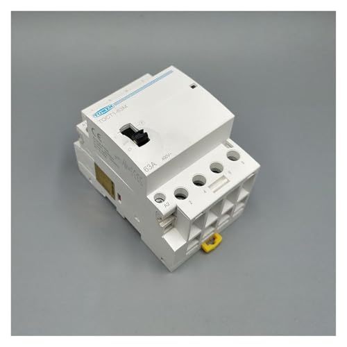 Contactor modular CA 4P 63A 230V interruptor manual carril DIN para cuadro eléctrico 2